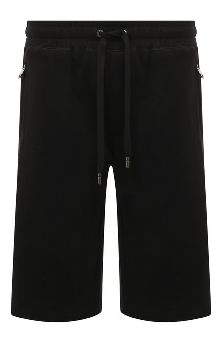 М ужские хлопковые шорты DOLCE & GABBANA черного цвета по цене 59950 руб., арт. GVB7HT/G7F2G | Фото 1