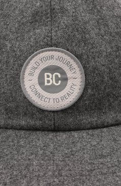 Детская шерстяная бейсболка BRUNELLO CUCINELLI серого цвета, арт. B038PW312A | Фото 3 (Материал: Текстиль, Шерсть)