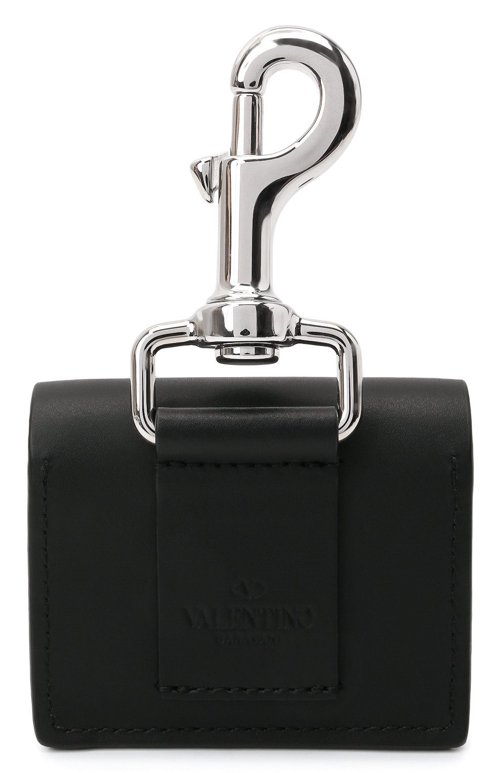 Кожаный чехол для airpods pro VALENTINO черного цвета, арт. WY2P0S18/LVN | Фото 2 (Материал: Натуральная кожа; Женское Кросс-КТ: Кожа AirPods)