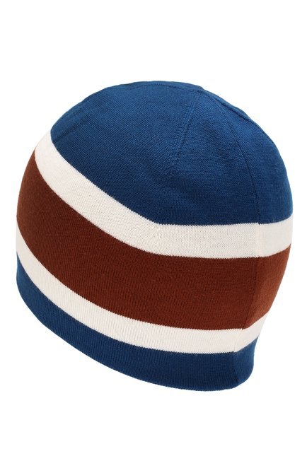 Мужская шерстяная шапка LORO PIANA синего цвета, арт. FAI9835 | Фото 2 (Материал: Шерсть, Текстиль; Кросс-КТ: Трикотаж; Региональные ограничения белый список (Axapta Mercury): RU)