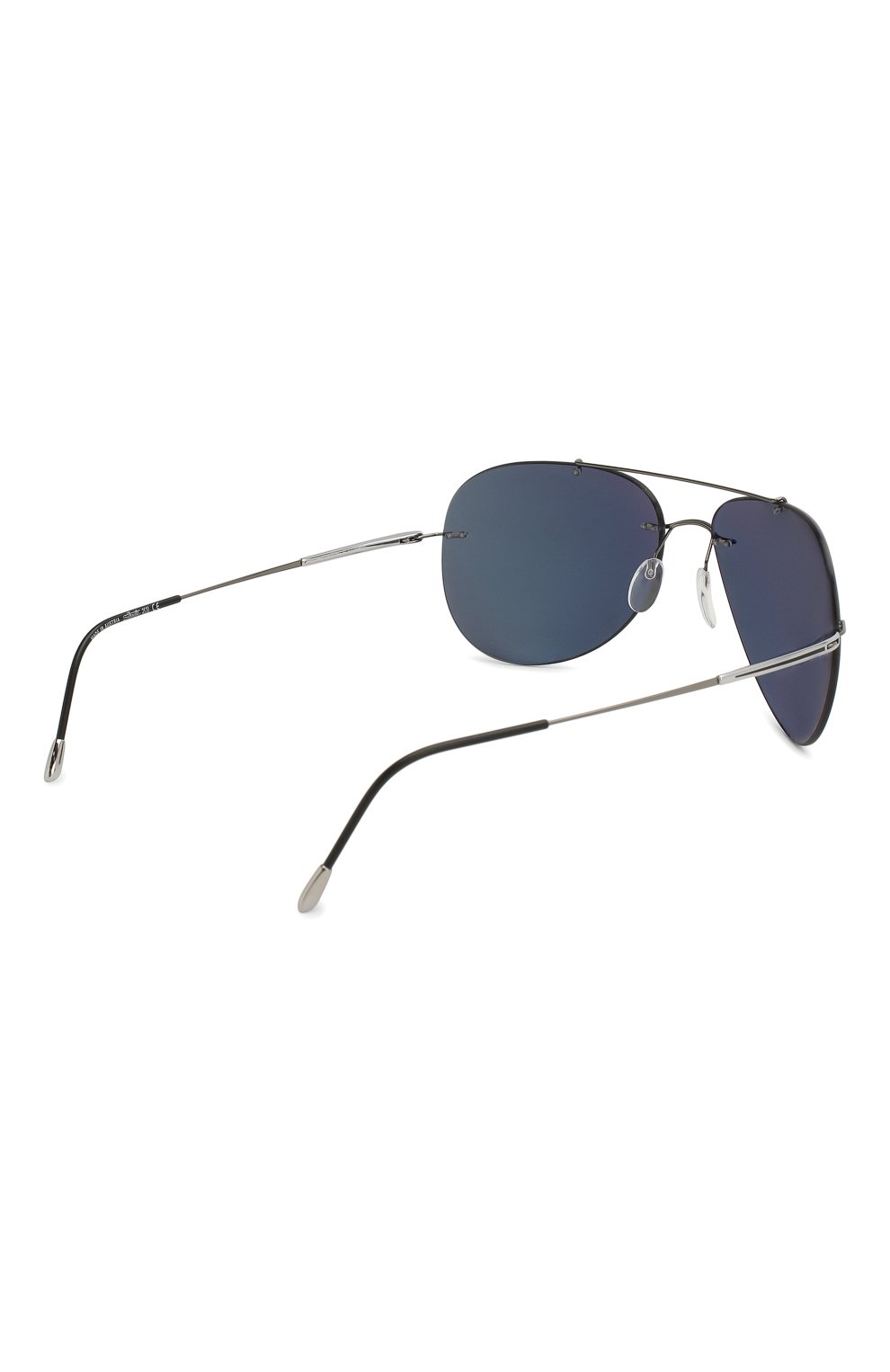 Женские солнцезащитные очки SILHOUETTE темно-синего цвета, арт. 8667/6231 | Фото 5 (Региональные ограничения белый список (Axapta Mercury): RU; Тип очков: С/з)