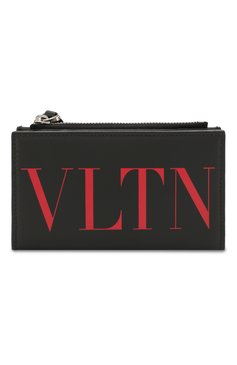 Мужской кожаное портмоне VALENTINO черного цвета, арт. TY2P0R12/LVN | Фото 1 (Материал: Натуральная кожа)
