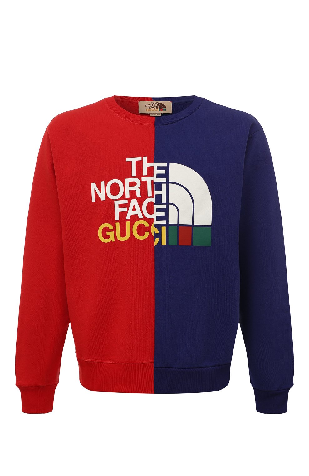 Хлопковый свитшот The North Face x Gucci Gucci 671500 XJDRE