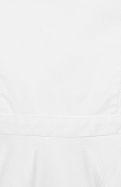 Детское хлопковое платье POLO RALPH LAUREN белого цвета, арт. 312736260 | Фото 3 (Рукава: Короткие, Без рукавов; Случай: Повседневный; Материал сплава: Проставлено; Материал внешний: Хлопок; Ювелирные украшения: Назначено; Статус проверки: Проверено, Проверена категория; Девочки Кросс-КТ: Платье-одежда; Драгоценные камни: Проставлено; Ростовка одежда: 5 лет | 110 см, 6 лет | 116 см, 7 лет | 122 см)