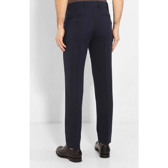 фото Брюки из смеси шерсти и хлопка loro piana