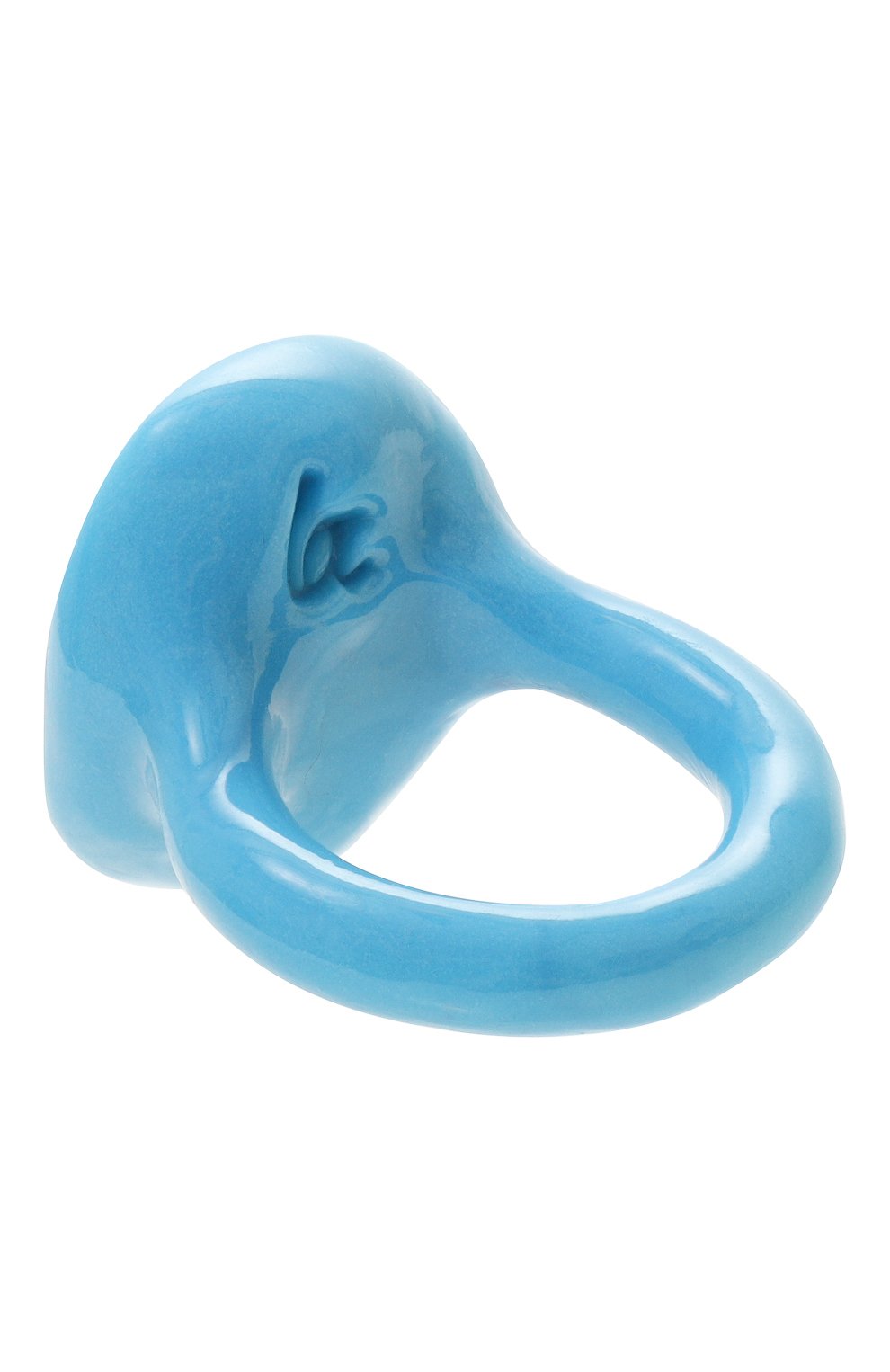 Женское кольцо LILI ARCHIVE голубого цвета, арт. RMVBNG3 | Фото 3 (Материал: Стекло, Пластик; Региональные ограничения белый список (Axapta Mercury): Не проставлено; Нос: Не проставлено)