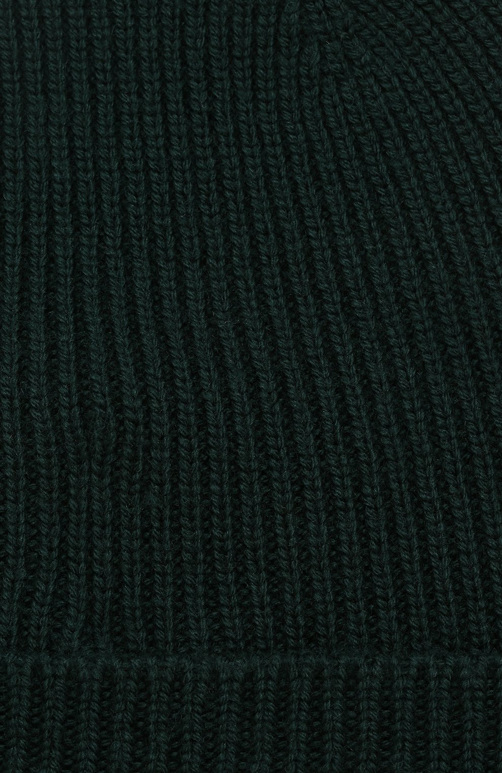Мужская шерстяная шапка с логотипом бренда MONCLER темно-зеленого цвета, арт. D2-091-00217-00-04957 | Фото 3 (Материал: Текстиль, Шерсть; Кросс-КТ: Трикотаж)