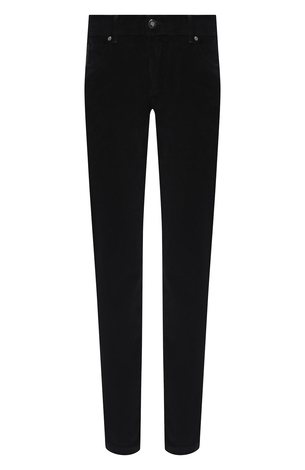 Мужские брюки из хлопка и кашемира MARCO PESCAROLO черного цвета, арт. NERAN0M18/4205 | Фото 1 (Длина (брюки, джинсы): Стандартные; Случай: Повседневный; Материал внешний: Хлопок; Стили: Кэжуэл)