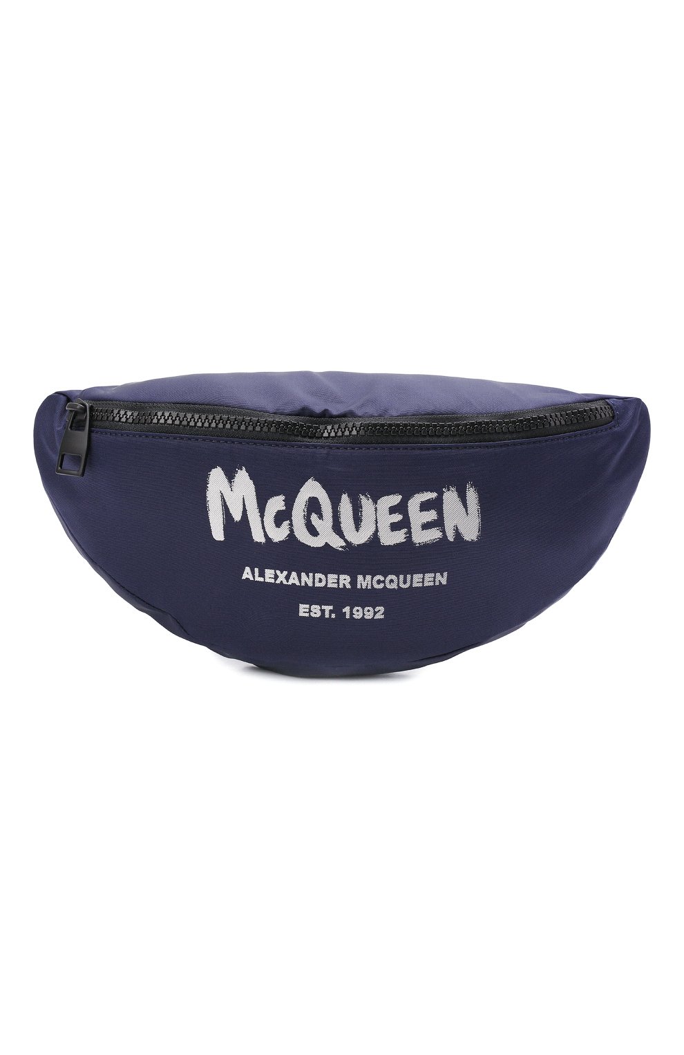 Текстильная поясная сумка Alexander McQueen Синий 683109/1AABW 5614120