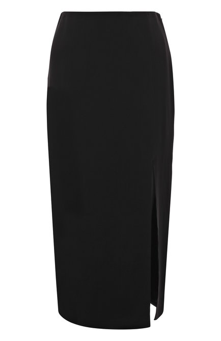 Женская юбка VALENTINO черного цвета по цене 95700 руб., арт. VB3RA77065C | Фото 1