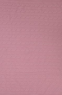 Детского шерстяной плед WOOL&COTTON розового цвета, арт. VMLPL-OK | Фото 3 (Материал: Текстиль, Ш ерсть; Материал сплава: Проставлено; Нос: Не проставлено)