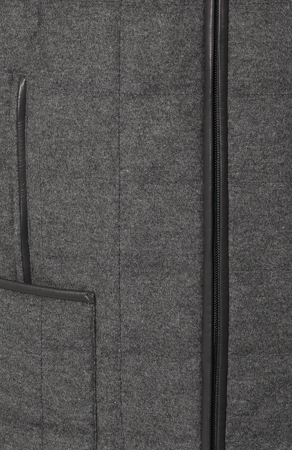 Мужская куртка из смеси шелка и шерсти ZILLI серого цвета, арт. MAS-IF0X0-30291/0004 | Фото 5 (Кросс-КТ: Куртка; Мужское Кросс-КТ: шерсть и кашемир, Верхняя одежда; Материал внешний: Шерсть, Шелк; Рукава: Длинные; Длина (верхняя одежда): До середины бедра; Материал сплава: Проставлено, Проверено; Драгоценные камни: Проставлено; Материал подклада: Шелк; Статус проверки: Проверена категория)