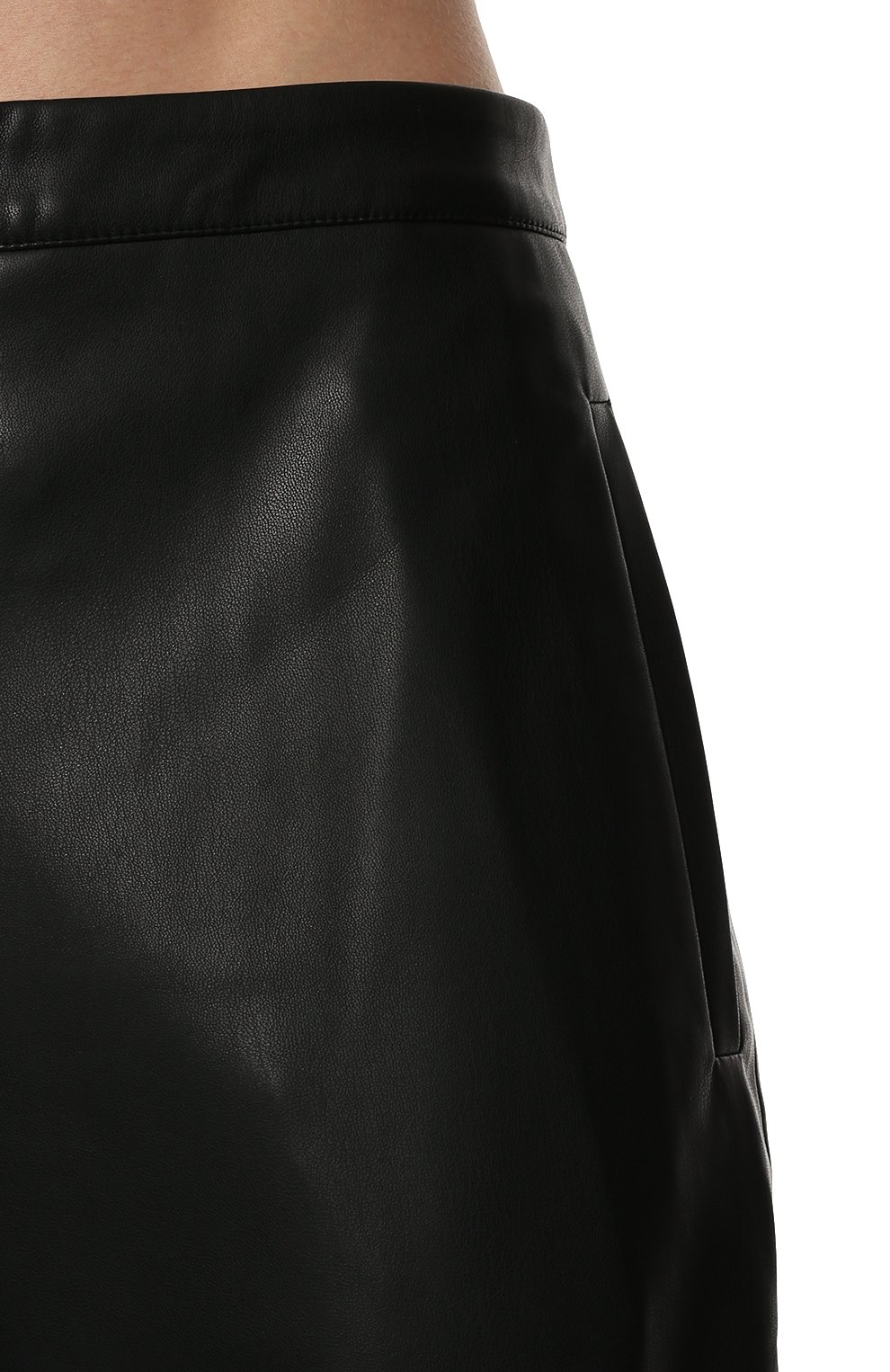 Женские брюки из экокожи AGREEG черного цвета, арт. 08054178 | Фото 5 (Стили: Гламурный; Длина (брюки, джинсы): Стандартные; Женское Кросс-КТ: Брюки-одежда; Материал внешний: Синтетический материал; Силуэт Ж (брюки и джинсы): Прямые)