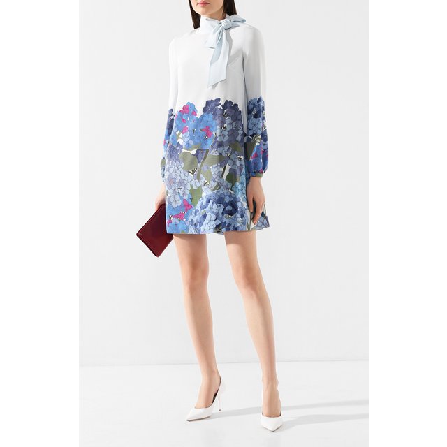 фото Шелковое платье valentino