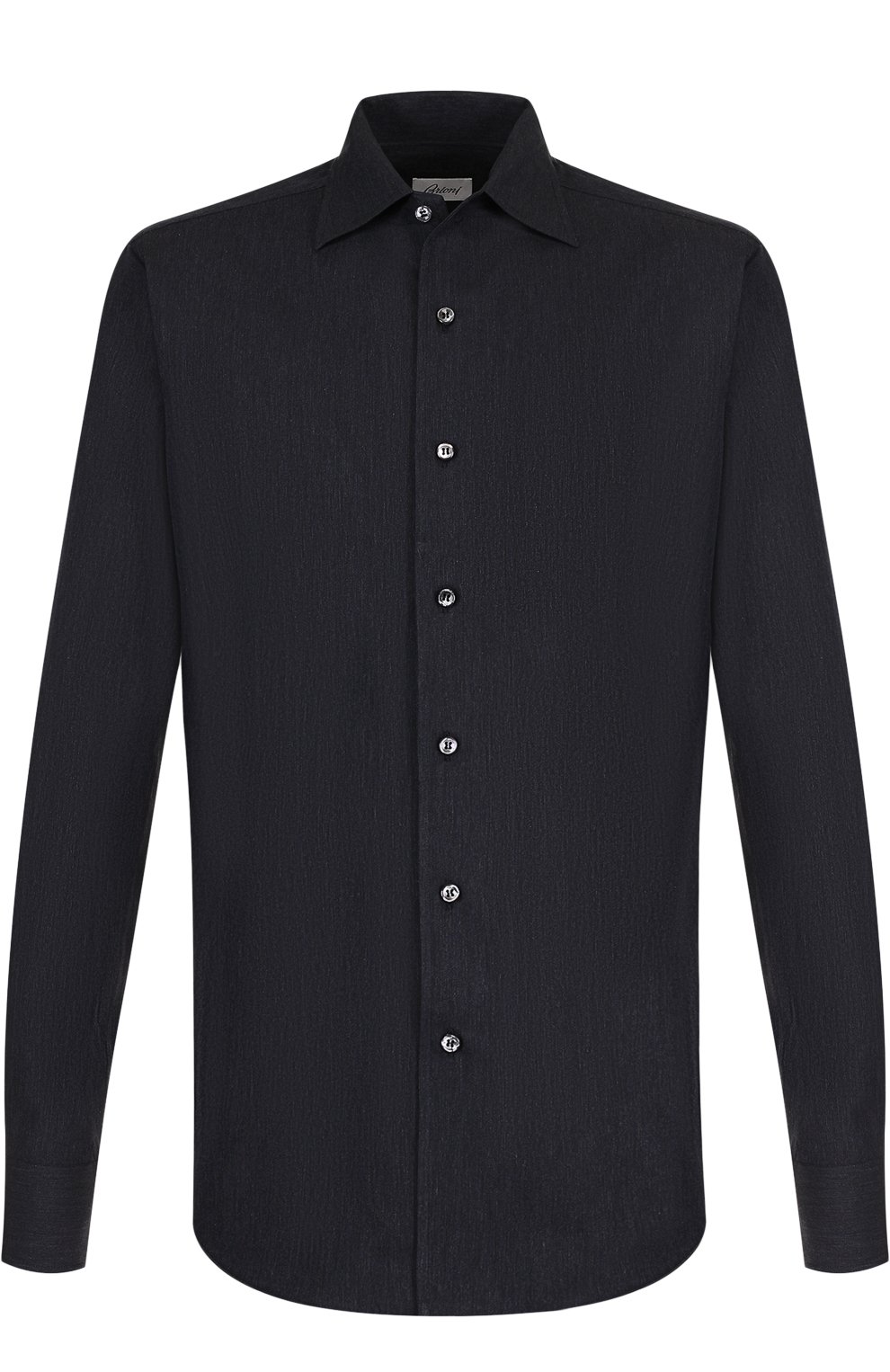 Хлопковая рубашка Brioni SCAE0L/05028
