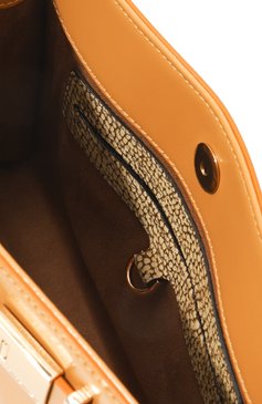 Женская сумка out of office small BORBONESE оранжевого цвета, арт. 924647 | Фото 5 (Сумки-технические: Сумки через плечо; Материал: Натуральная кожа)