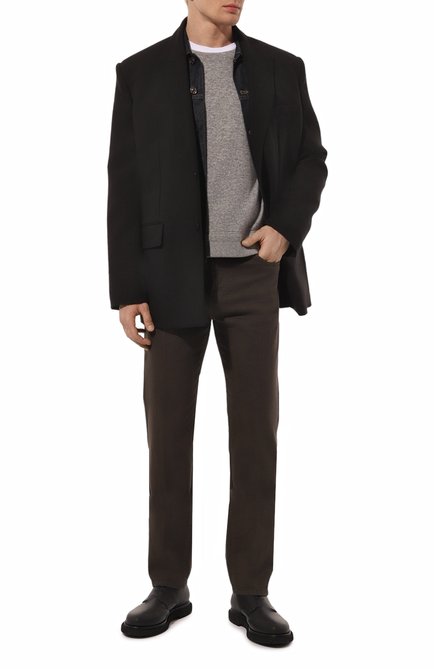Мужские кожаные дерби OFFICINE CREATIVE черного цвета, арт. T0NAL/011_S/LIND0S | Фото 2 (Материал внутренний: Натуральная кожа; Стили: Классический)