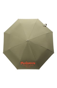 Женский зонт ALEXANDER MCQUEEN хаки цвета, арт. 668707/3A71Q | Фото 1 (Материал: Текстиль, Синтетический материал)