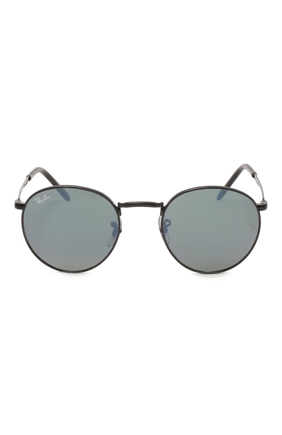 Женские солнцезащитные очки RAY-BAN синего цвета, арт. 3637-002/G1 | Фото 4 (Кросс-КТ: С/з-унисекс; Тип очков: С/з; Очки форма: Круглые; Оптика Гендер: оптика-унисекс)