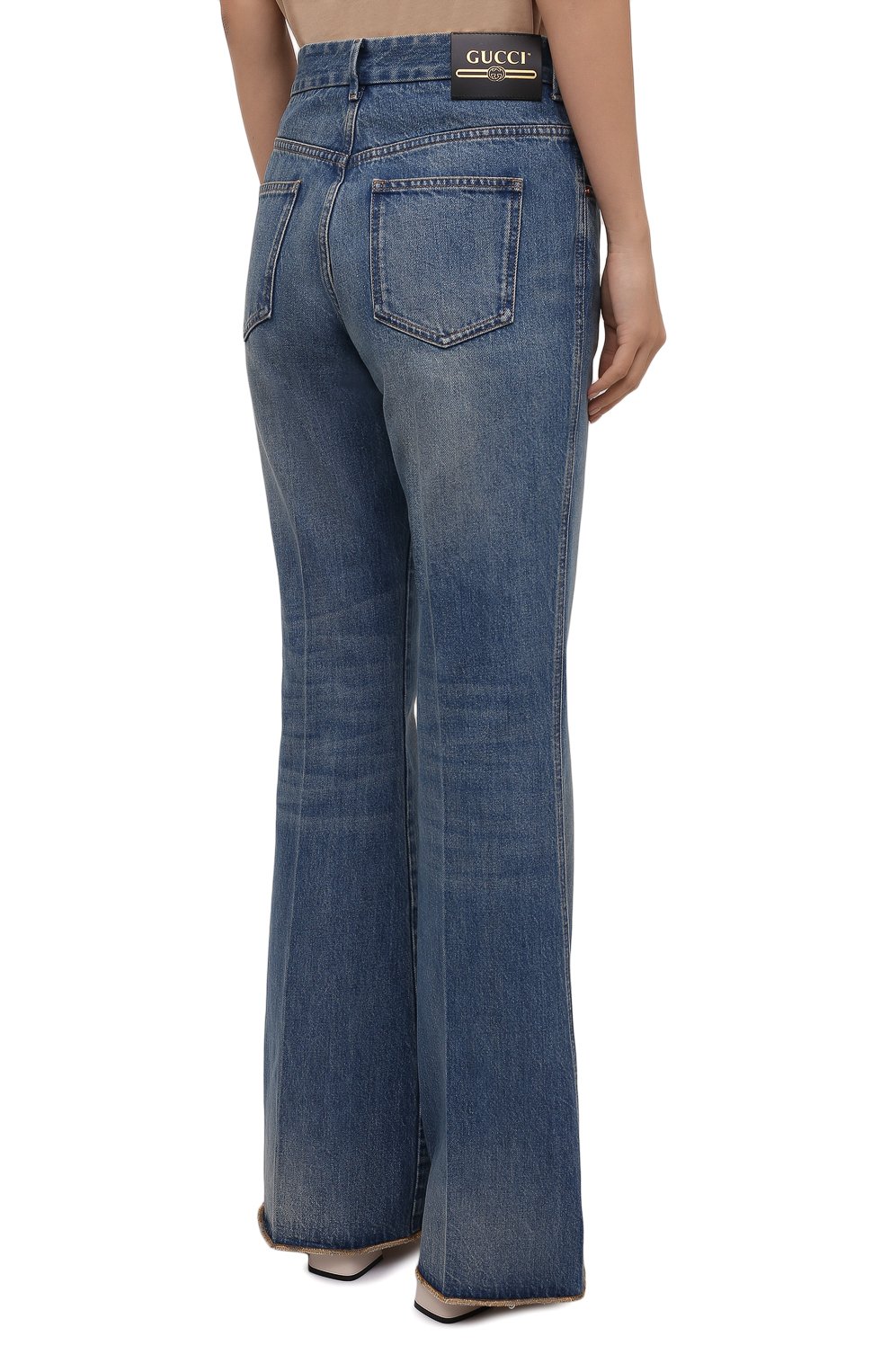 Женские синие джинсы GUCCI купить в интернет-магазине ЦУМ, арт. 656983 ...