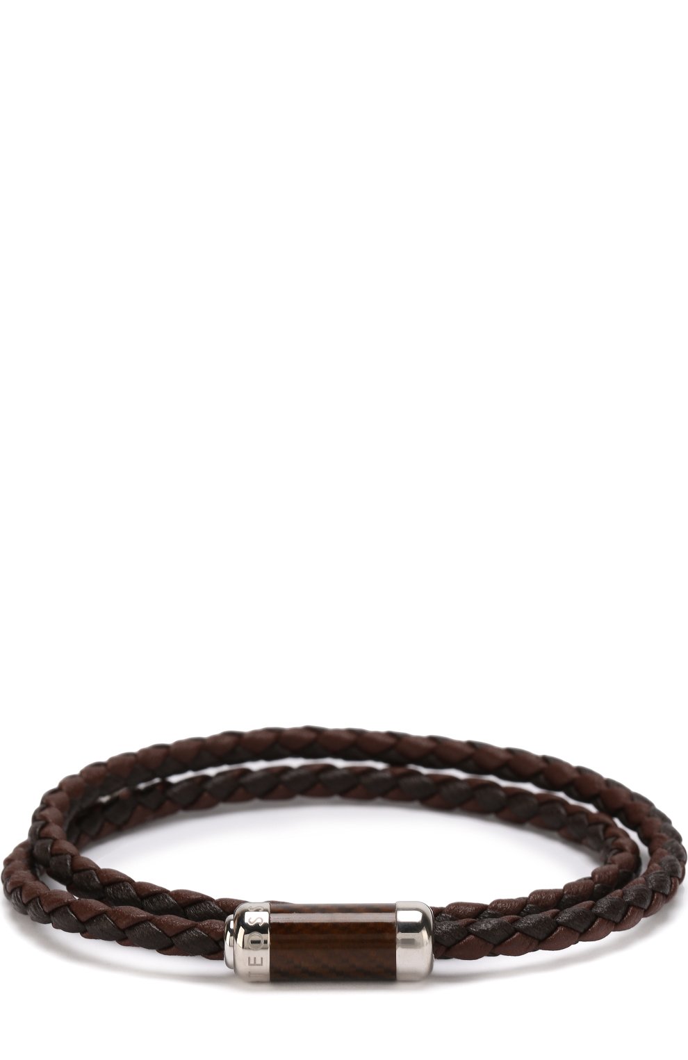 Мужской кожаный браслет TATEOSSIAN коричневого цвета, арт. BL5843 | Фото 1 (Материал: Натуральная кожа; Статус проверки: Проверена категория)