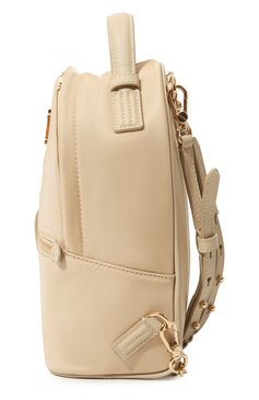 Женский рюкзак BALLY кремвого цвета, арт. WAK00F/NY086 | Фото 4 (Размер: mini; Ремень/цепочка: На ремешке; Материал: Текстиль; Стили: Кэжуэл)