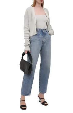 Женское хлопковое боди MOUSSY кремвого цвета, арт. 025ES370-0100 | Фото 2 (Кросс-КТ: без рукавов, Трикотаж; Рукава: На бретелях; Материал внешний: Хлопок; Стили: Минимализм; Женское Кросс-КТ: Боди-одежда)
