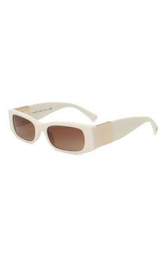 Женские солнцезащитные очки VALENTINO кремвого цвета, арт. 4105-511813 | Фото 1 (Тип очков: С/з; Оптика Гендер: оптика-женское; Очки форма: Прямоугольные)