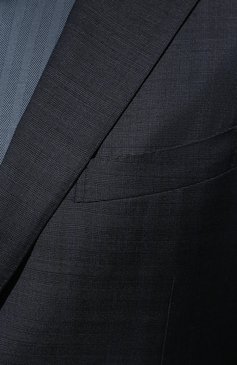 Мужской шерстяной костюм ZILLI синего цвета, арт. MMQ-AN22Z2-46516/0002 | Фото 6 (Материал внешний: Шерсть; Рукава: Длинные; Костюмы М: Однобортный; Стили: Классический)