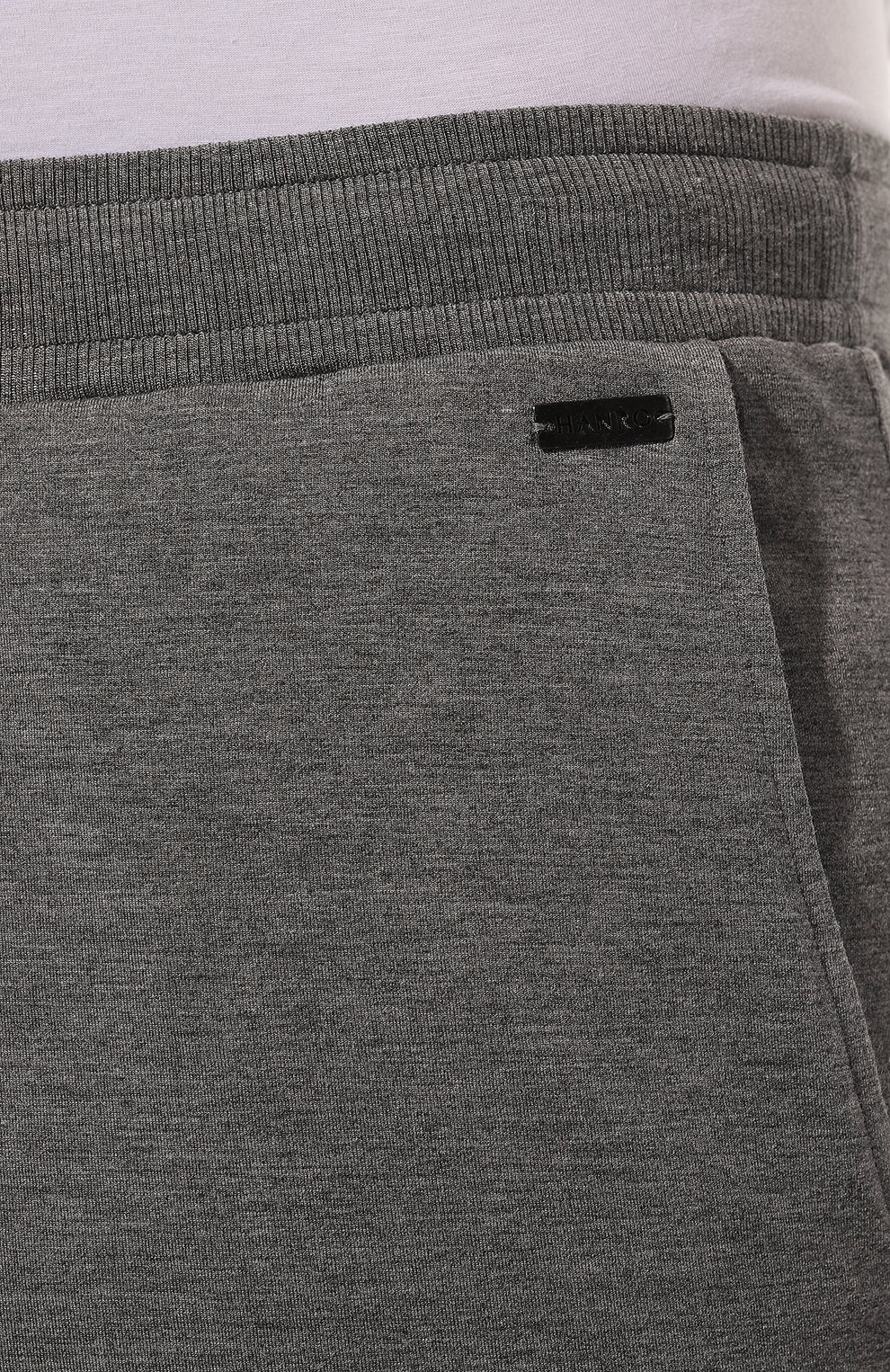 Мужские шорты из вискозы HANRO серого цвета, арт. 075039. | Фото 5 (Кросс-КТ: домашняя одежда; Материал сплава: Проставлено; Нос: Не проставлено; Материал внешний: Вискоза)