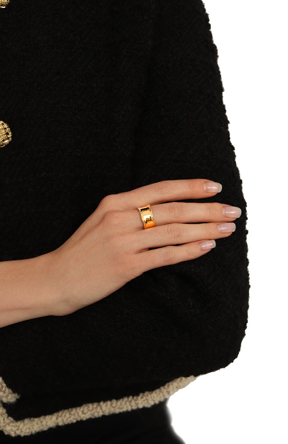 Женское кольцо MS. MARBLE золотого цвета, арт. MM-RWLSSG | Фото 2 (Региональные ограничения белый список (Axapta Mercury): Не проставлено; Нос: Не проставлено)