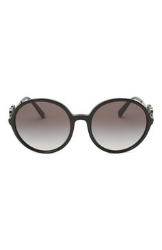 Женские солнцезащитные очки  VALENTINO черного цвета, арт. 4075-50018G | Фото 3 (Тип очков: С/з; Оптика Гендер: оптика-женское; Очки форма: Круглые)