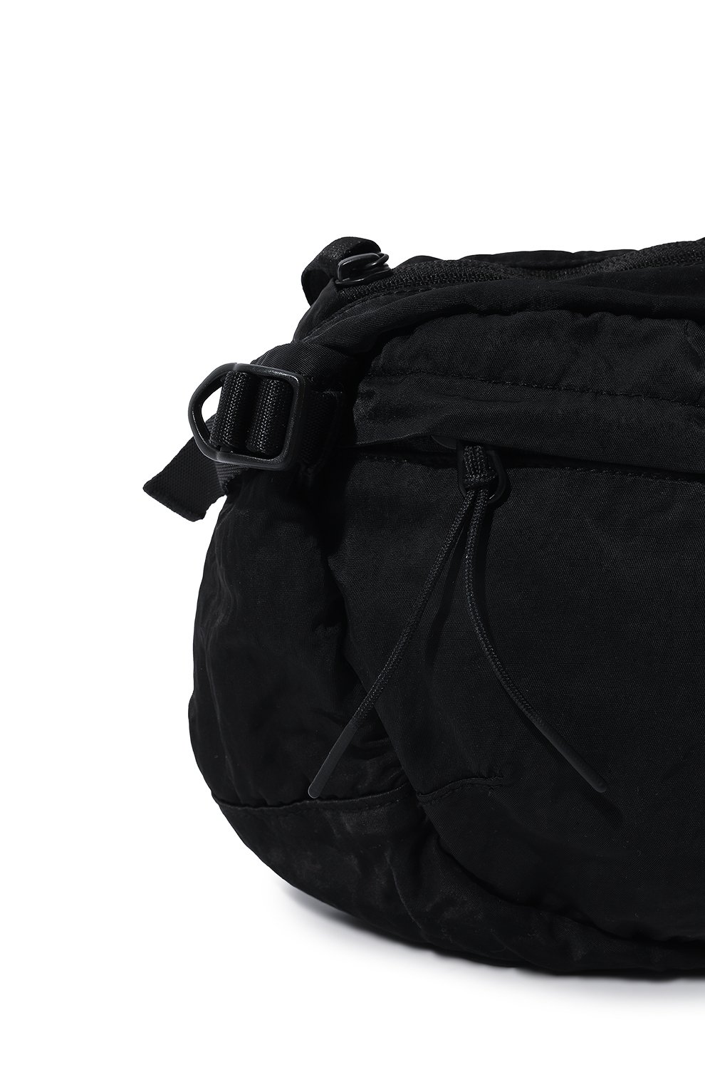 Мужская черная текстильная поясная сумка C.P. COMPANY купить в