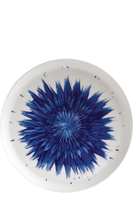 Блюдо для торта круглое in bloom BERNARDAUD синего цвета по цене 33550 руб., арт. 1768/121 | Фото 1