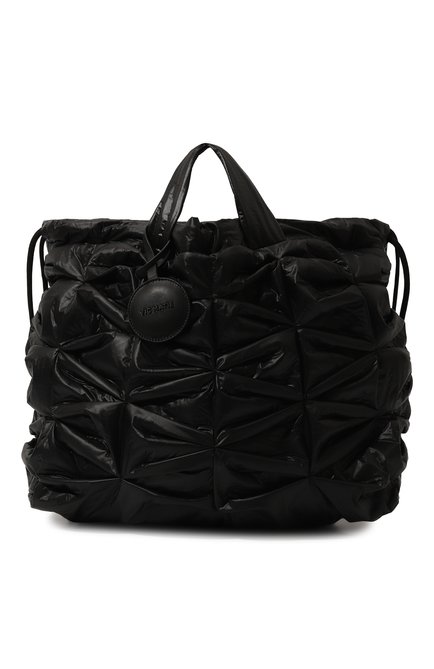 Женская сумка blobby VIC MATIE черного цвета, арт. 1E0708T_999B090101 | Фото 1 (Материал сплава: Проставлено; Материал: Текстиль; Драгоценные камни: Проставлено; Размер: large)
