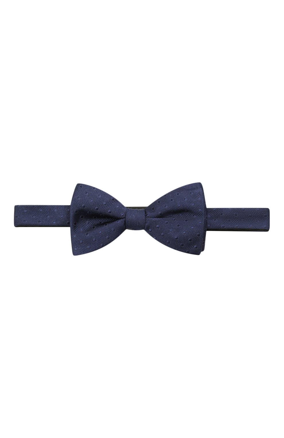 Мужской шелковый галстук-бабочка LANVIN темно-синего цвета, арт. 2050/B0W TIE | Фото 1 (Материал: Текстиль, Шелк)