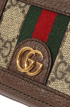 Чехол ophidia gg для airpods pro GUCCI коричневого цвета, арт. 675988 96IWG | Фото 2 (Материал: Натуральная кожа)