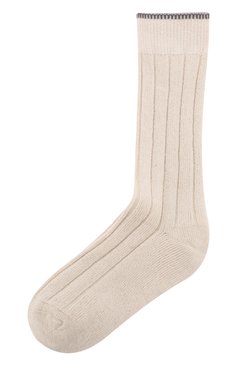 Детские кашемировые носки BRUNELLO CUCINELLI темно-серого цвета, арт. BCS42741A | Фото 1 (Материал: Текстиль, Кашемир, Шерсть; Кросс-КТ: Носки; Статус проверки: Проверена категория)