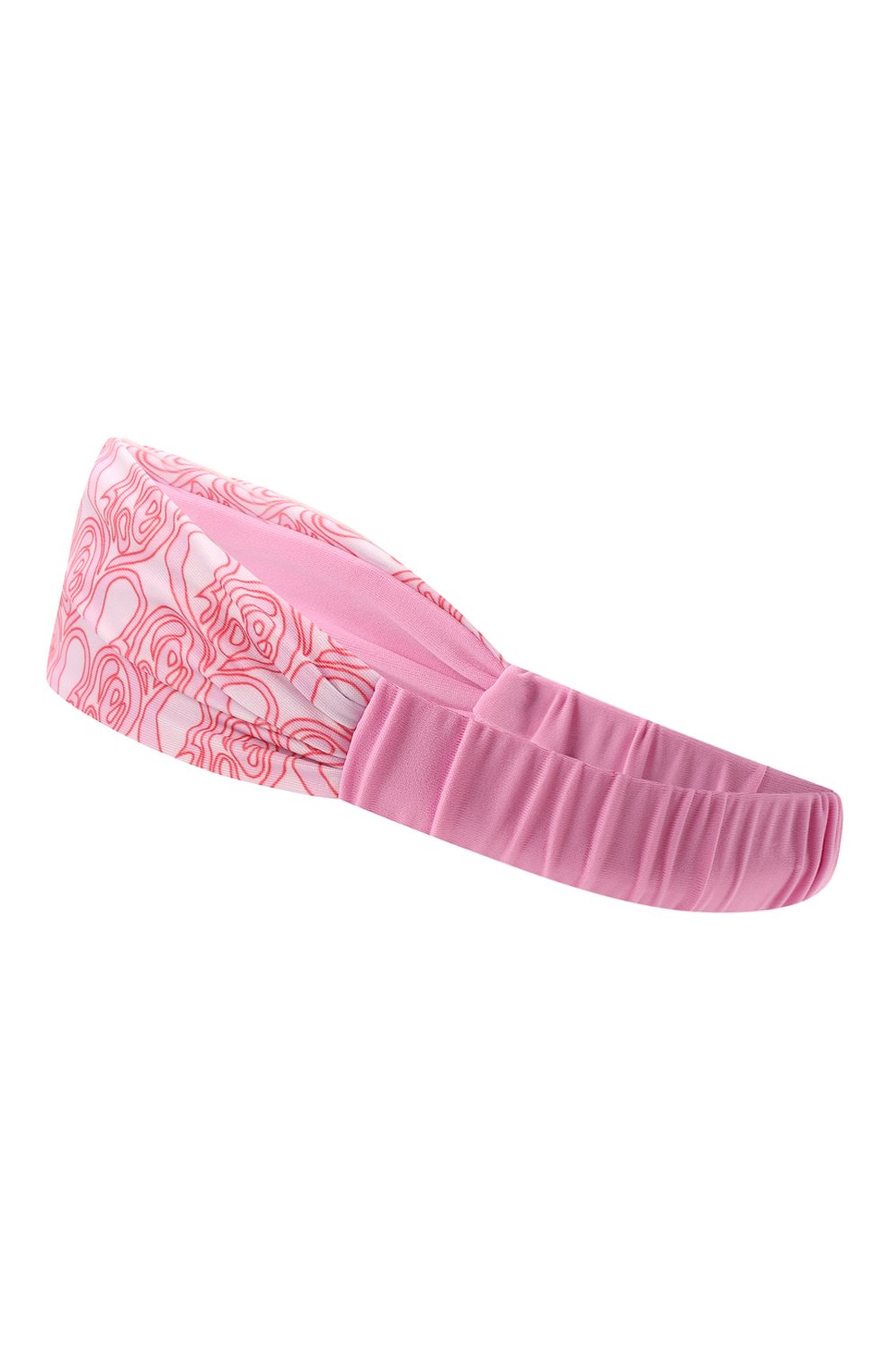 Детская повязка CHLOÉ розового цвета, арт. C11200 | Фото 2 (Материал: Текстиль, Синтетический материал)