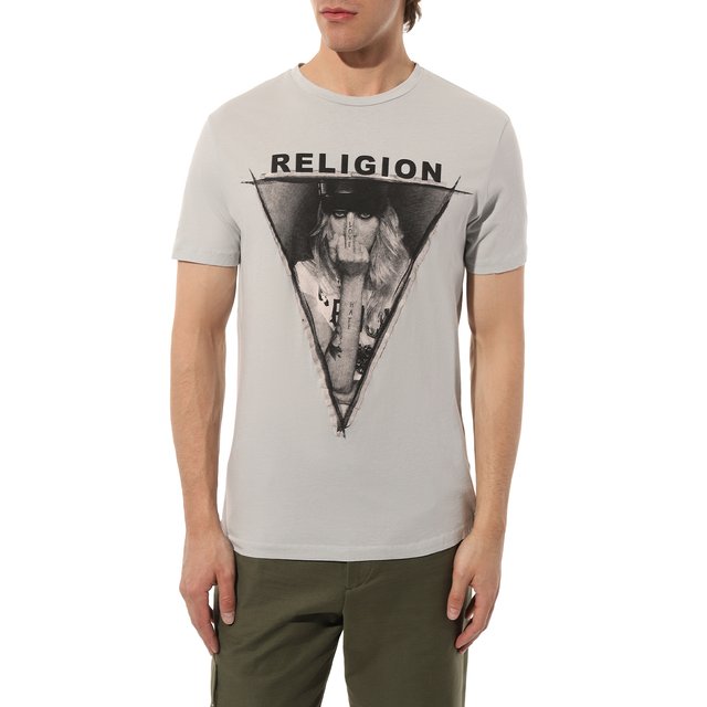 Хлопковая футболка Religion 32BTRN03 Фото 3