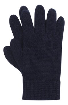 Детские кашемировые перчатки GIORGETTI CASHMERE темно-синего цвета, арт. MB1698/RASATI/8A | Фото 1 (Материал: Текстиль, Кашемир, Шерсть)