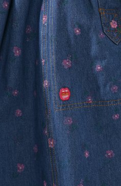 Женская джинсовая юбка MARC JACOBS (THE) синего цвета, арт. D1000004 | Фото 5 (Кросс-КТ: Деним; Женское Кросс-КТ: Юбка-одежда; Материал внешний: Хлопок; Длина Ж (юбки, платья, шорты): Миди)