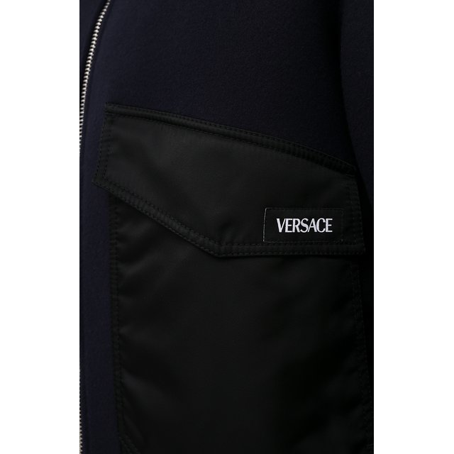 фото Комбинированный бомбер versace