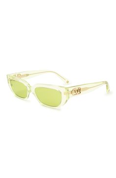Женские солнцезащитные очки VALENTINO желтого цвета, арт. 4080-5165/2 | Фото 1 (Региональные ограничения белый список (Axapta Mercury): RU; Тип очков: С/з; Очки форма: Узкие)
