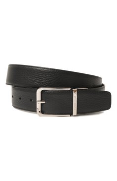 Мужской двусторонний ремень CORNELIANI черного цвета, арт. 91V305-3120849 | Фото 5 (Материал: Натуральная кожа; Случай: Формальный)