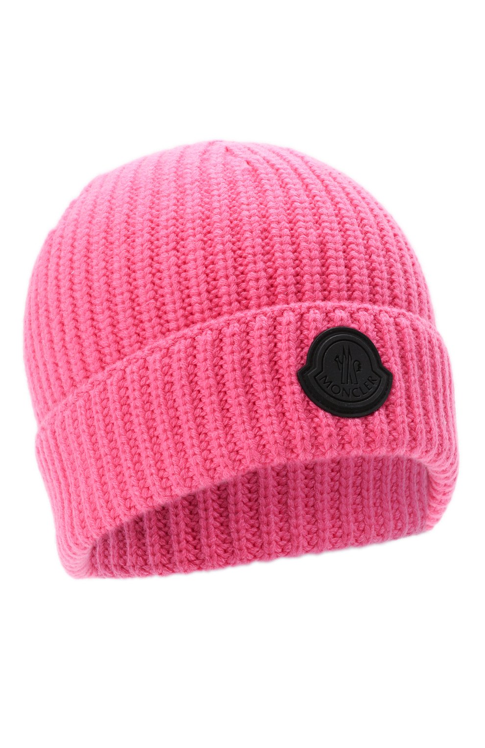 Женская шапка из шерсти и кашемира MONCLER розового цвета, арт. G2-093-3B000-01-M1130 | Фото 1 (Материал: Текстиль, Кашемир, Шерсть)
