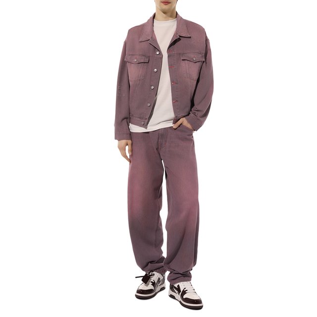 фото Кожаные кеды out of office off-white