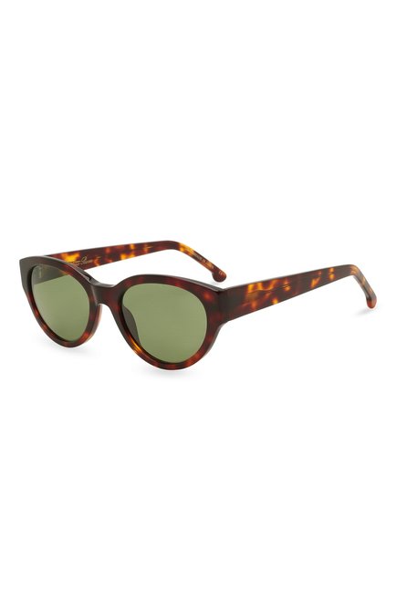 Женские солнцезащитные очки LORO PIANA темно-коричневого цвета по цене 48700 руб., арт. FAL4776 | Фото 1
