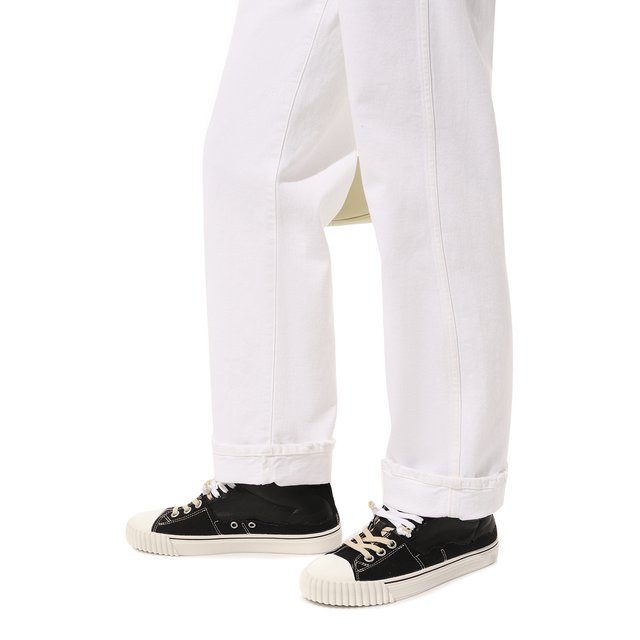 Комбинированные кеды Maison Margiela  S58WS0235/P5063 Фото 3