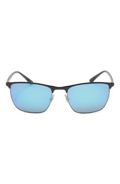 Женские солнцезащитные очки RAY-BAN синего цвета, арт. 3686-92044L | Фото 4 (Тип очков: С/з; Материал: Металл; Очки форма: Квадратные; Оптика Гендер: оптика-унисекс)